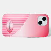 Coques Case-Mate iPhone Jolie bande rose (Verso (horizontal))