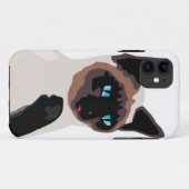 Coques Case-Mate iPhone jolie chatte siamese (Dos (Horizontal))