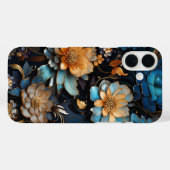 Coques Case-Mate iPhone Jolie conception de fleurs (Verso (horizontal))