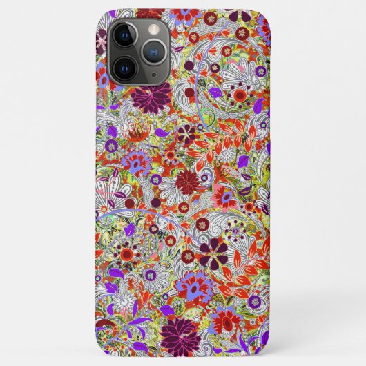 Coques Case-Mate iPhone Jolie couleur fleurs collage design (Dos)