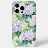 Coques Case-Mate iPhone Jolie Crème Florale Lilac Hydrangea Fleurs Dur (Verso)