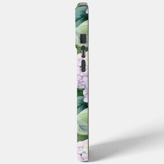 Coques Case-Mate iPhone Jolie Crème Florale Lilac Hydrangea Fleurs Dur (Verso / Gauche)