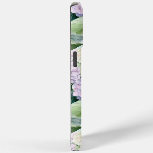 Coques Case-Mate iPhone Jolie Crème Florale Lilac Hydrangea Fleurs Dur (Verso / Droite)