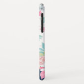 Coques Case-Mate iPhone Jolie décoration florale (Dos/Gauche)