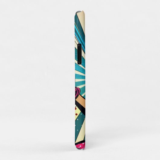 Coques Case-Mate iPhone Jolie Femme Dansant Salsa Pop Art (Dos/Droite)