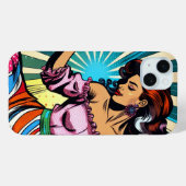 Coques Case-Mate iPhone Jolie Femme Dansant Salsa Pop Art (Verso (horizontal))