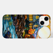 Coques Case-Mate iPhone jolie ferme en vitrail (Verso (horizontal))