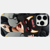 Coques Case-Mate iPhone Jolie fille horrible  (Verso (horizontal))