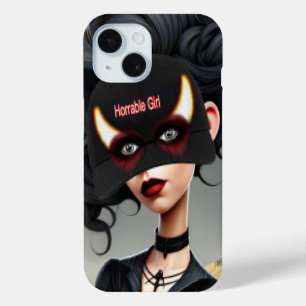 Coque Pour iPhone 15 Jolie fille horrible