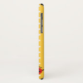 Coques Case-Mate iPhone Jolie fille ladybug nom jaune (Dos/Gauche)