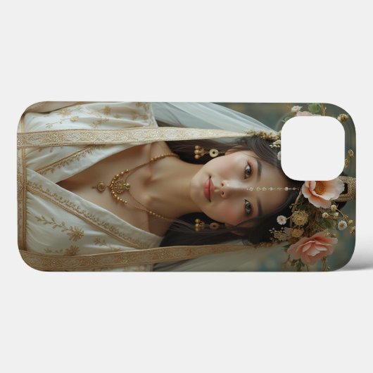 Coques Case-Mate iPhone Jolie fille orientale (Verso (horizontal))