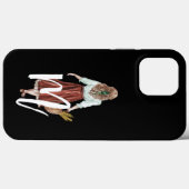 Coques Case-Mate iPhone Jolie fille Première calligraphie Cool Stylish Noi (Verso (horizontal))