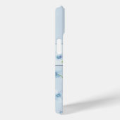 Coques Case-Mate iPhone Jolie fleur bleu aquarelle (Verso / Droite)