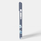 Coques Case-Mate iPhone Jolie fleur bleue aquarelle (Verso / Gauche)