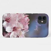 Coques Case-Mate iPhone jolie fleur de cerisier rose printemps dans le cie (Dos (Horizontal))