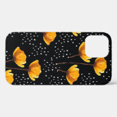 Coques Case-Mate iPhone Jolie fleur et pois illustration motif (Verso (horizontal))