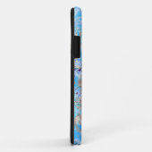 Coques Case-Mate iPhone Jolie florale pastel bleu (Dos/Droite)