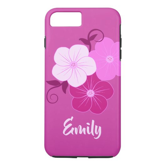 Coques Case-Mate iPhone Jolie illustration florale (Dos)
