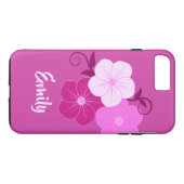 Coques Case-Mate iPhone Jolie illustration florale (Dos (Horizontal))