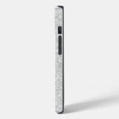 Coques Case-Mate iPhone Jolie Iridescente Argent Faux Parties scintillant  (Verso / Gauche)
