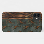 Coques Case-Mate iPhone Jolie Jungle Chic Tiger Giraffe (Dos (Horizontal))