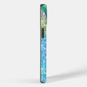 Coques Case-Mate iPhone Jolie licorne bleu parties scintillant rose goutte (Verso / Droite)