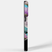 Coques Case-Mate iPhone Jolie Lilac Purple Fleurs roses bleu (Verso / Droite)