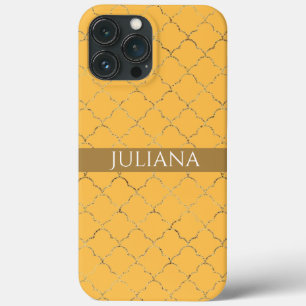 Case-Mate iPhone Case Jolie narcisse Quatrefeuilles personnalisé en or