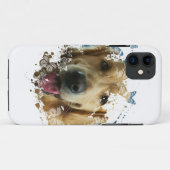 Coques Case-Mate iPhone Jolie oeuvre de chiot (Dos (Horizontal))