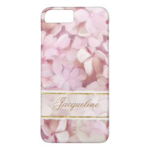 Coques Pour iPhone Jolie Parties scintillant d'Hydrangée rose pâle à