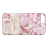Coques Case-Mate iPhone Jolie Parties scintillant d'Hydrangée rose pâle à  (Dos (Horizontal))