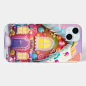 COQUES Case-Mate iPhone JOLIE PASTEL NOËL VACANCES GINGERBREAD MAISON (Verso (horizontal))