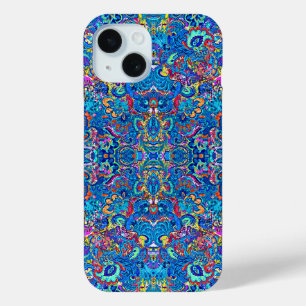 Coque Pour iPhone 15 Jolie peinture abstraite colorée de fleurs