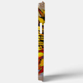 Coques Case-Mate iPhone Jolie peinture Abstraite de tournesol (Verso / Droite)