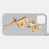 Coques Case-Mate iPhone Jolie petite fille en haut (Verso (horizontal))