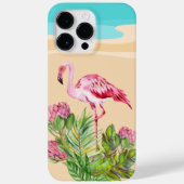 Coques Case-Mate iPhone jolie plage rose flamant (Verso)