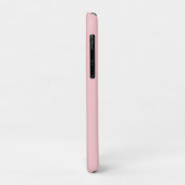 Coques Case-Mate iPhone Jolie princesse tenant une fleur sur rose clair (Dos/Gauche)