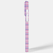 COQUES Case-Mate iPhone JOLIE ROSE ET PURPLE PLAID (Verso / Gauche)