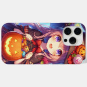 Coques Case-Mate iPhone Jolie Sorcière d'Halloween Anime (Verso (horizontal))