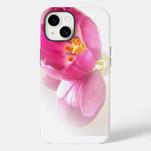 Coques Case-Mate iPhone Jolie tulipe rose (Verso)