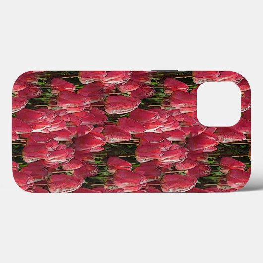 Coques Case-Mate iPhone Jolie tulipe rose (Verso (horizontal))