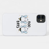 Coques Case-Mate iPhone Jolies abeilles fantômes - Halloween drôle sur fon (Dos (Horizontal))
