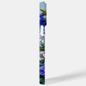 Coques Case-Mate iPhone Jolies fleurs bleues (Verso / Droite)