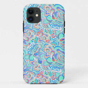Case-Mate iPhone Case Jolies fleurs colorées vintage en spirale