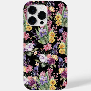 Coque Pour Pour iPhone 14 Pro Max Jolies fleurs de jardin colorées sur Arrière - pla