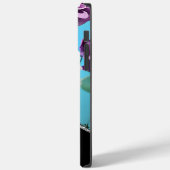 Coques Case-Mate iPhone Jolies fleurs rose violet lilas bleu (Verso / Gauche)