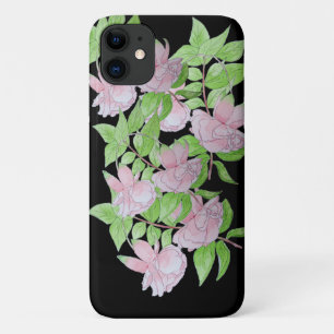 Case-Mate iPhone Case jolies fleurs roses avec feuilles florales