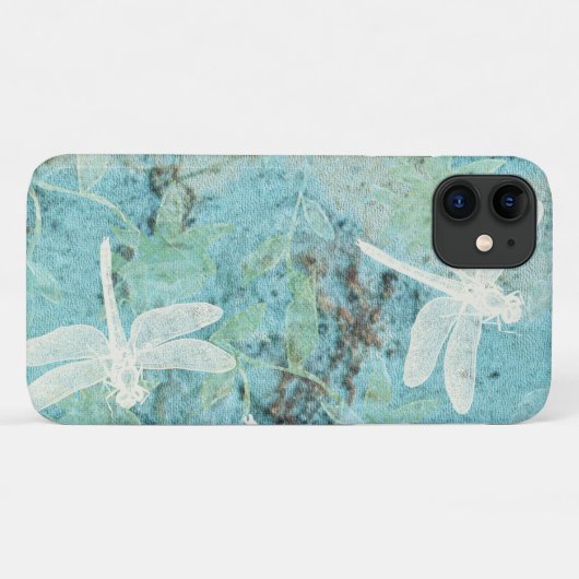 Coques Case-Mate iPhone Jolies libellules Art Turquoise (Dos (Horizontal))