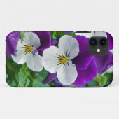 Coques Case-Mate iPhone Jolies Pansies (Dos (Horizontal))