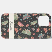Coques Case-Mate iPhone Jolies papillons Nom personnalisé Inspiritisme (Verso (horizontal))